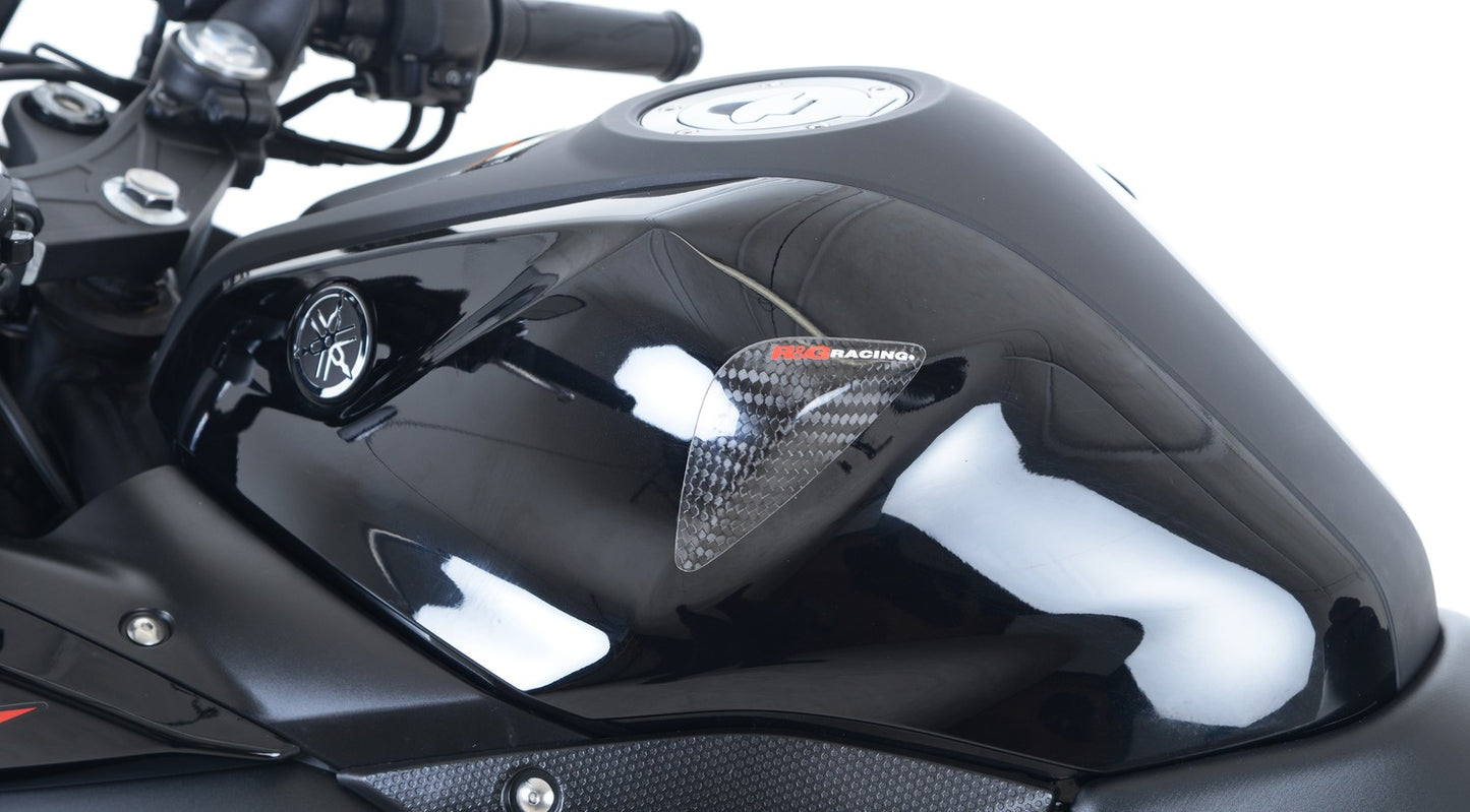 R&G Tank Sliders Carbon Fibre Pair for Yamaha YZF-R25 2014-2018 / YZF-R3 2015-2018