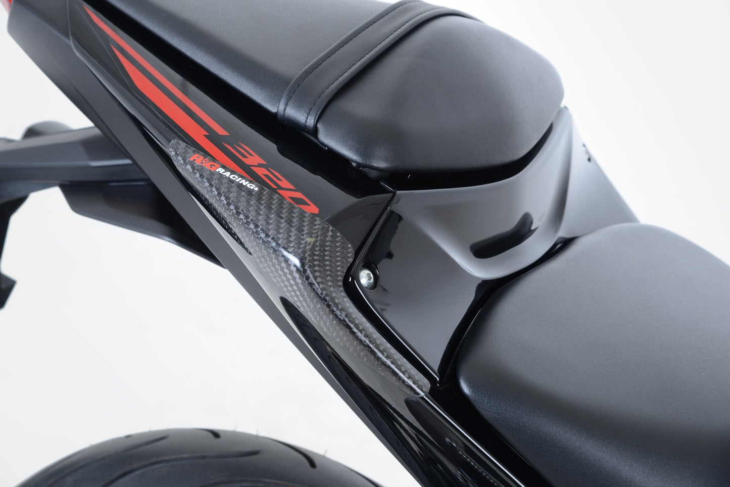 R&G Tail Sliders Carbon Fibre Pair for Yamaha YZF R25 2014-2020 / R3 2015-2022