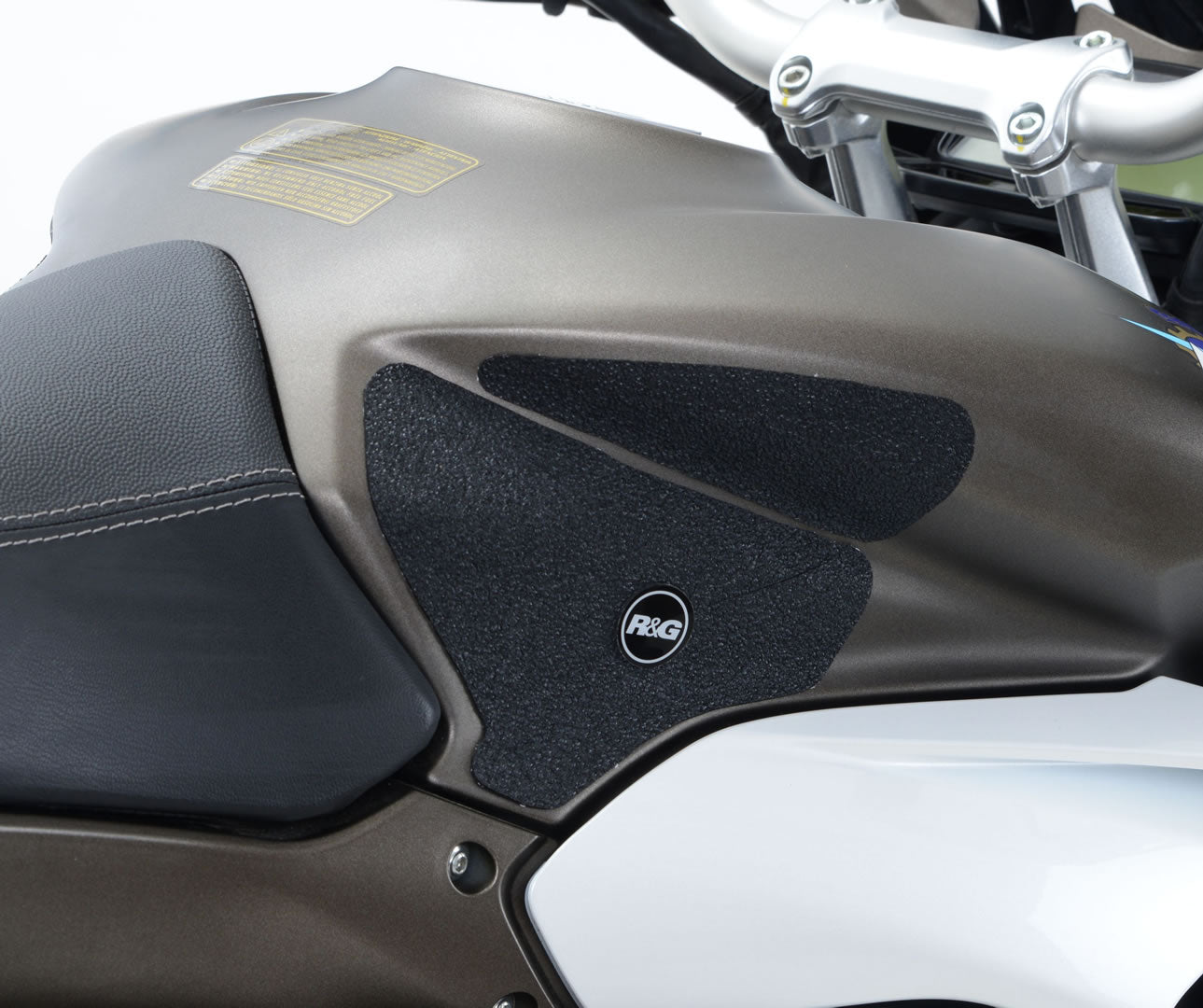 R&G Tank Traction Grip Pads Black for MV Agusta Stradale 800 2015 2016 2017 2018