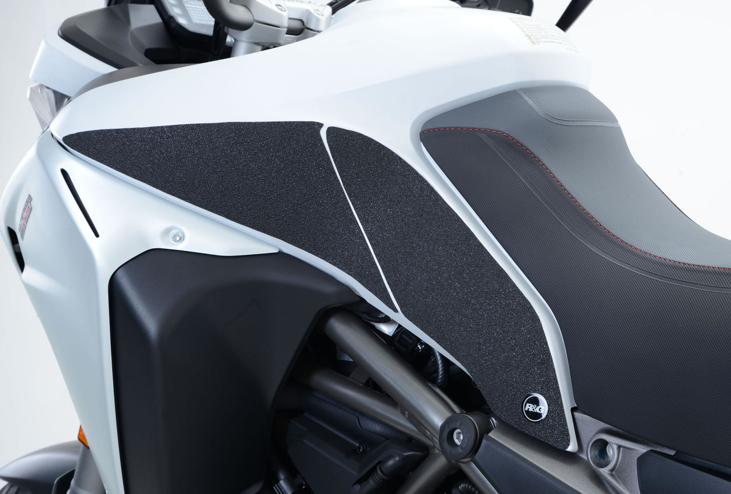 R&G Tank Traction Grip Pads Frosted Clear for Ducati Multistrada 1200 Enduro 2016 2017 2018