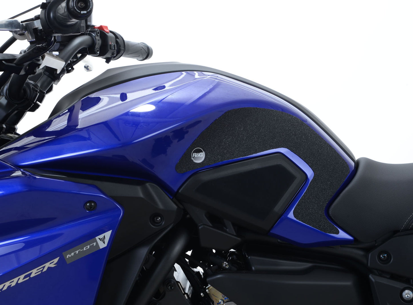 R&G Tank Traction Grip Pads Frosted Clear for Yamaha Tracer 700 MT07 FJ07 2016 - 2020