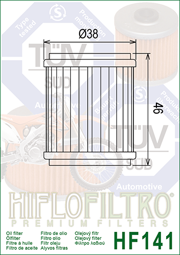 Oil Filter HiFlo HF141