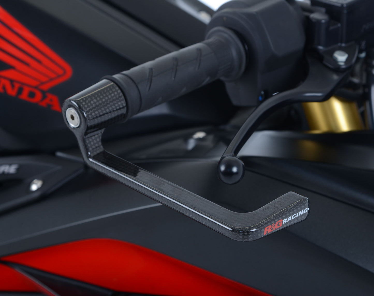 R&G Universal Carbon Fibre Brake Lever Guard 13mm - 21mm Internal Dia Hollow Bar