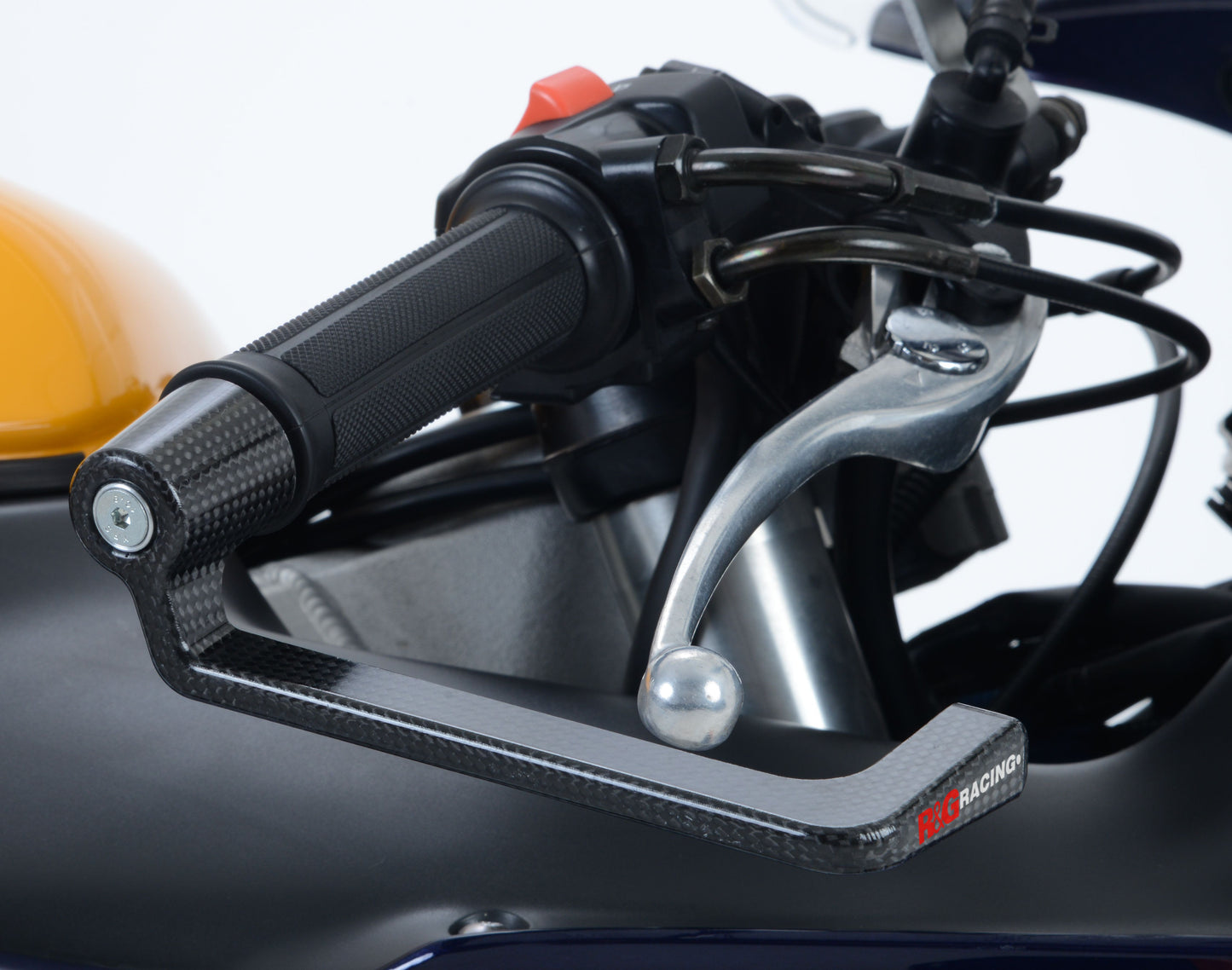 R&G Universal Carbon Fibre Brake Lever Guard 13mm - 21mm Internal Dia Hollow Bar