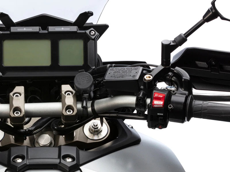 Ultimateaddons Dual USB Hardwire Charger with Handlebar Mount