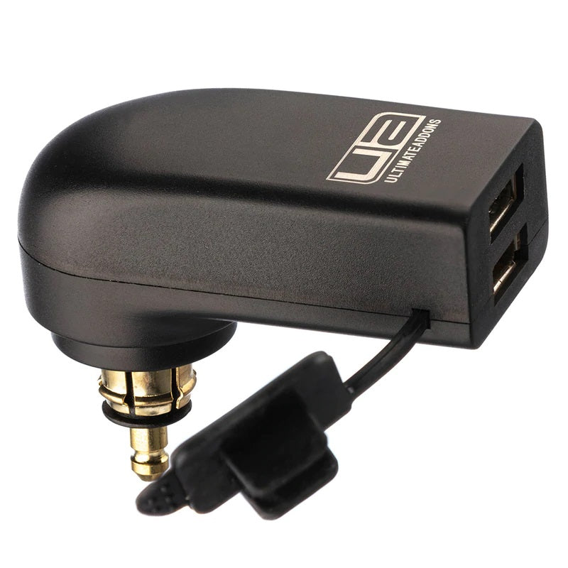 Ultimateaddons 4.8Amp Dual USB Port DIN Hella Adapter / Charger