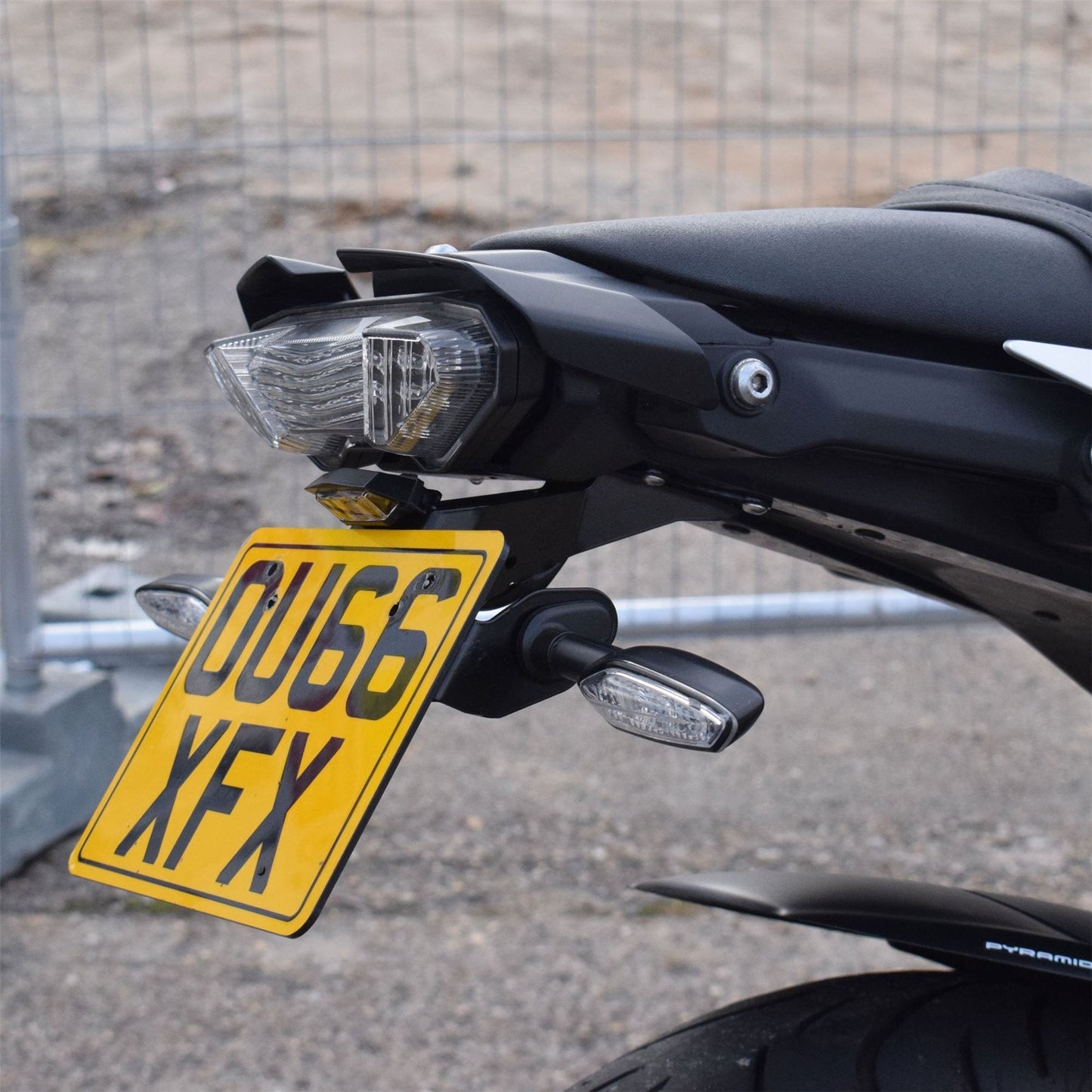 Pyramid Tail Tidy Number Plate Holder Matte Black for Yamaha MT10 / SP 2016 - 2021