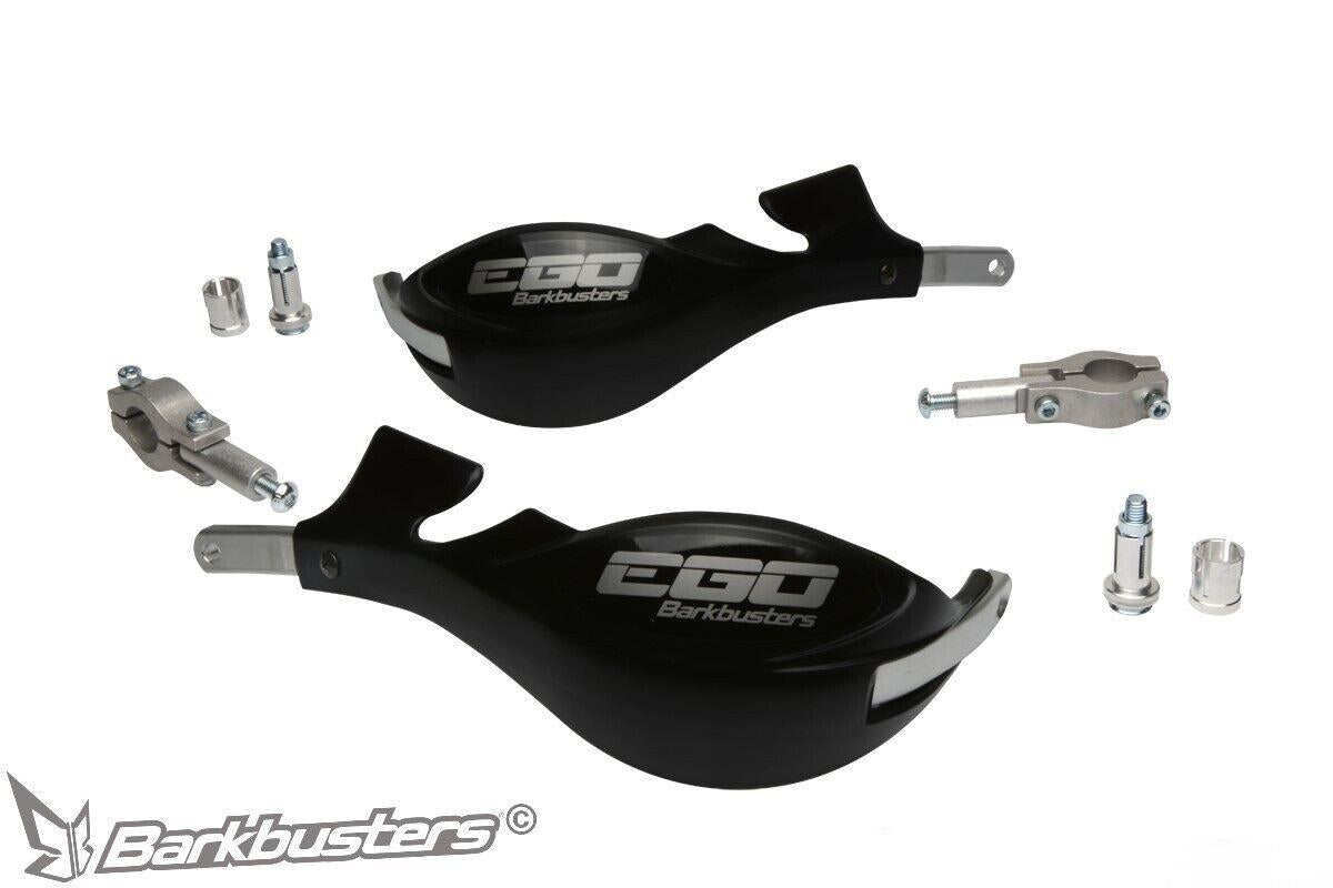 BarkBusters EGO HandGuard Kit Black Guards / 22mm Straight Bars Two Point Mount