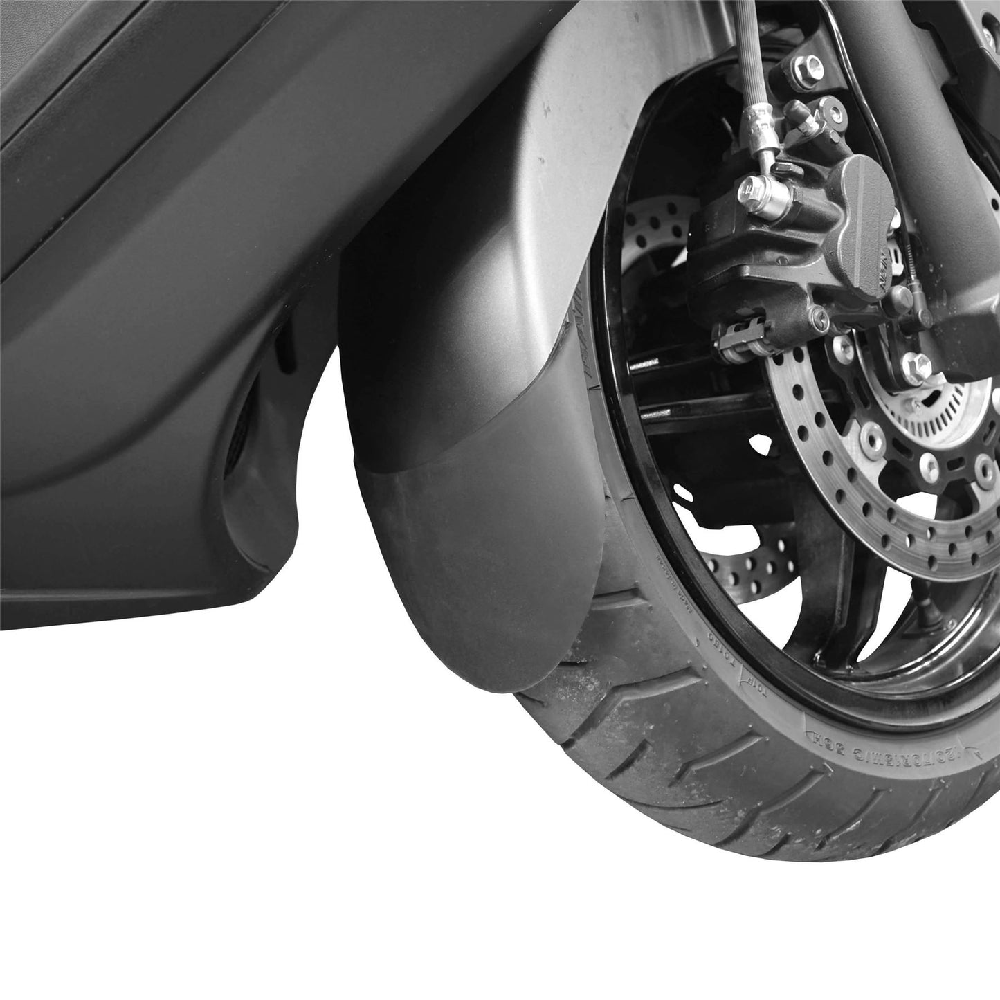 Pyramid Extenda Fenda Matte Black for Suzuki Burgman 400 2007 - 2017