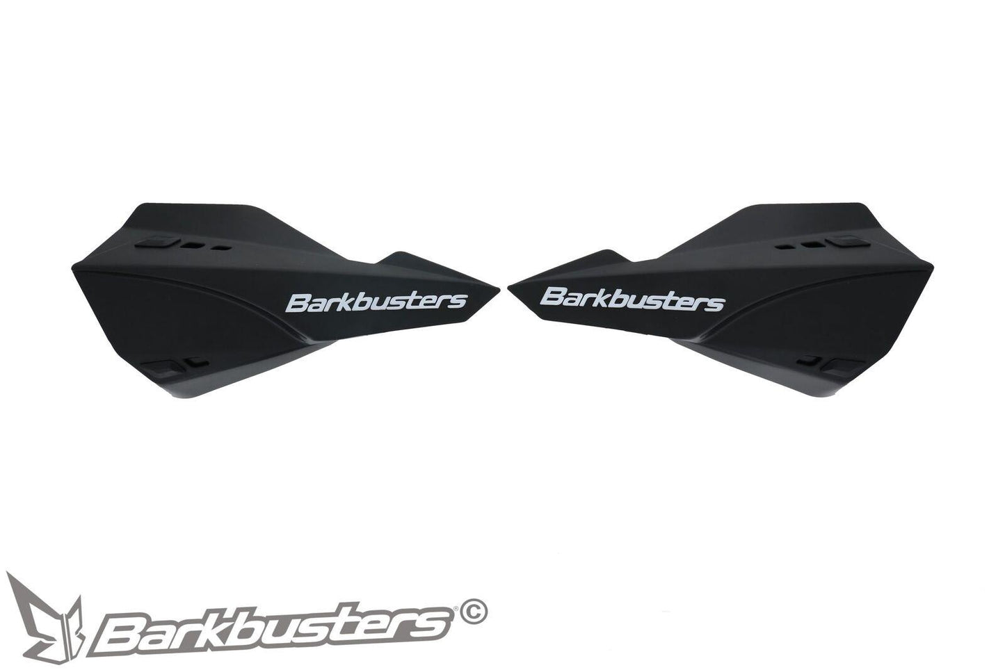 BarkBusters SABRE MX Enduro Handguards Pair Black Single Point Clamp Mount