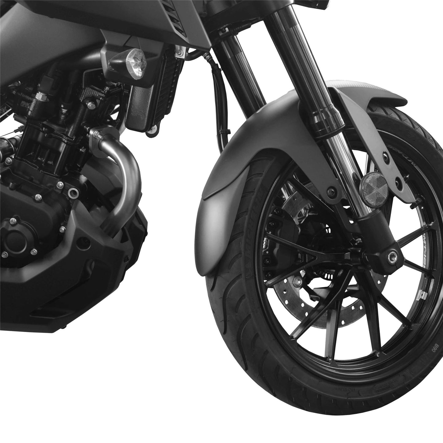 Pyramid Extenda Fenda Matte Black for Yamaha YZF-125 R 2014-22 / MT-125 2014-22