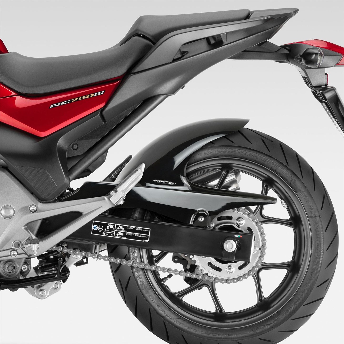 Pyramid Hugger Gloss White for Honda NC 750 S / X 2012- NC 700 S / X 2012-