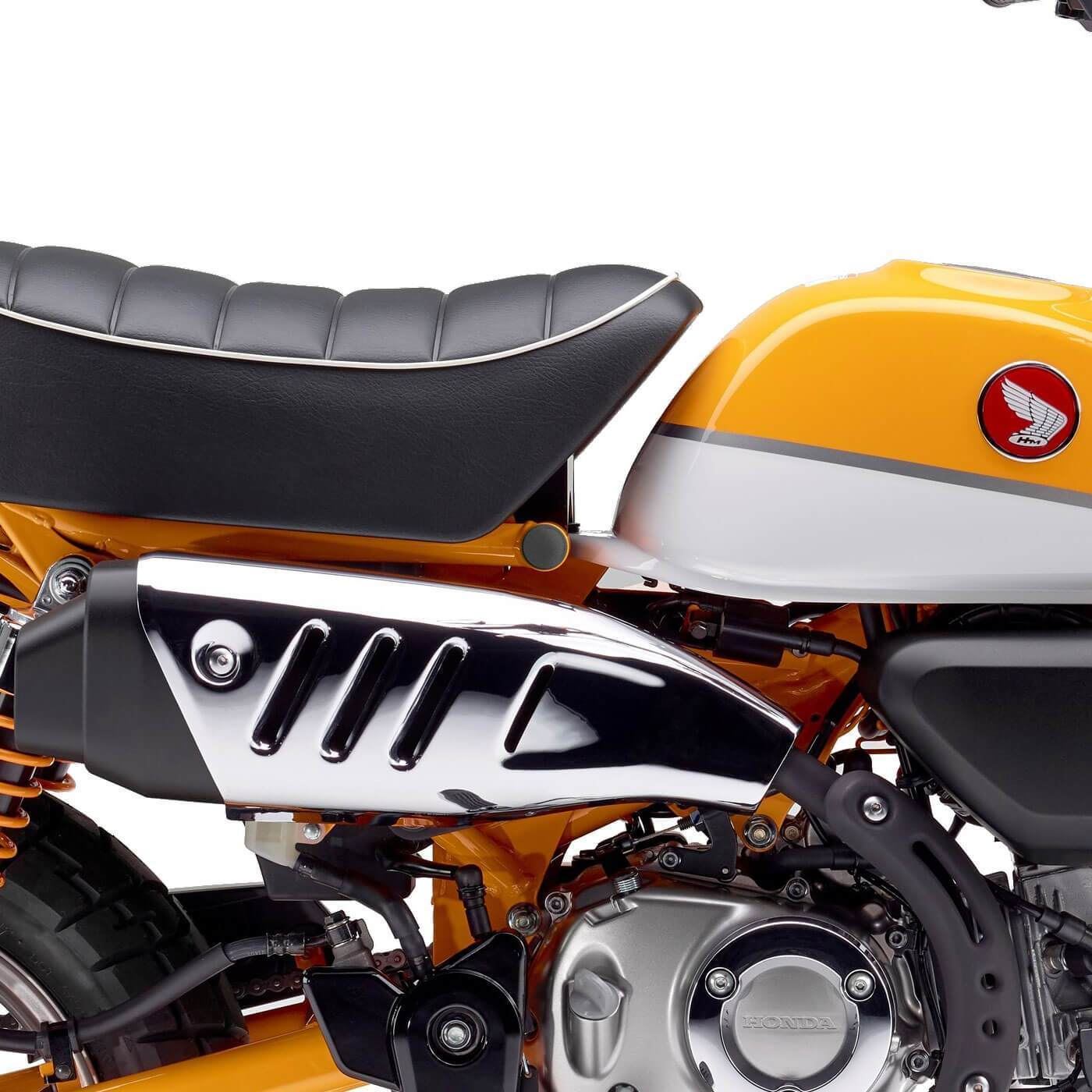 Pyramid Frame End Caps Matte Black for Honda Monkey 125 2018-