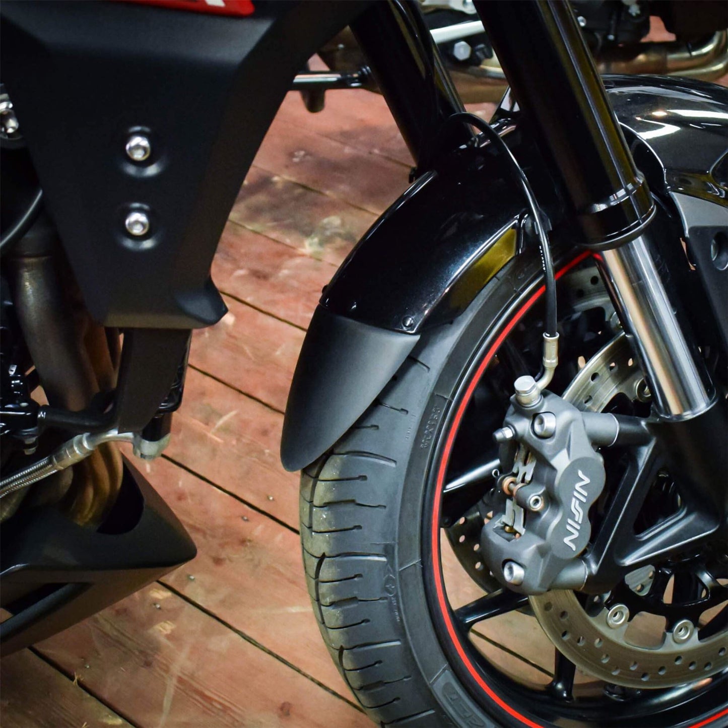 Pyramid Extenda Fenda Matte Black for Triumph Tiger 1050 Sport 2013-