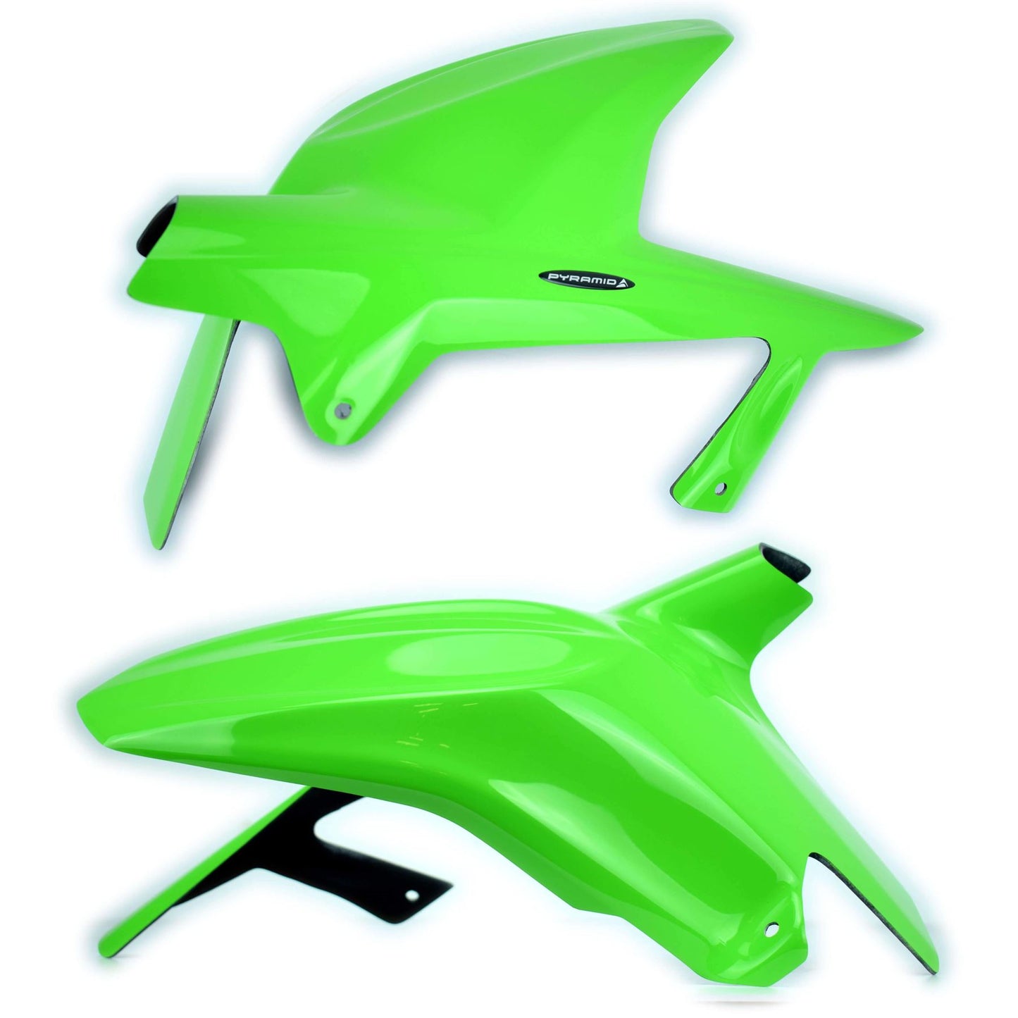 Pyramid Hugger Gloss Green for Kawasaki Ninja 250 R 2008 - 2013