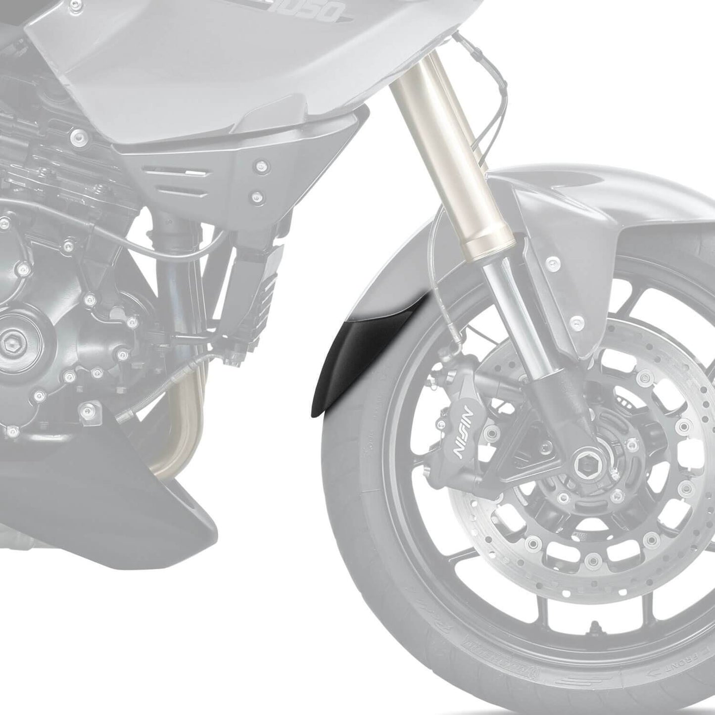 Pyramid Extenda Fenda Matte Black for Triumph Speed Triple 1050 2006-2010 / Tiger 1050 2007-2012 / Speed Triple 1050 R 2006-2010