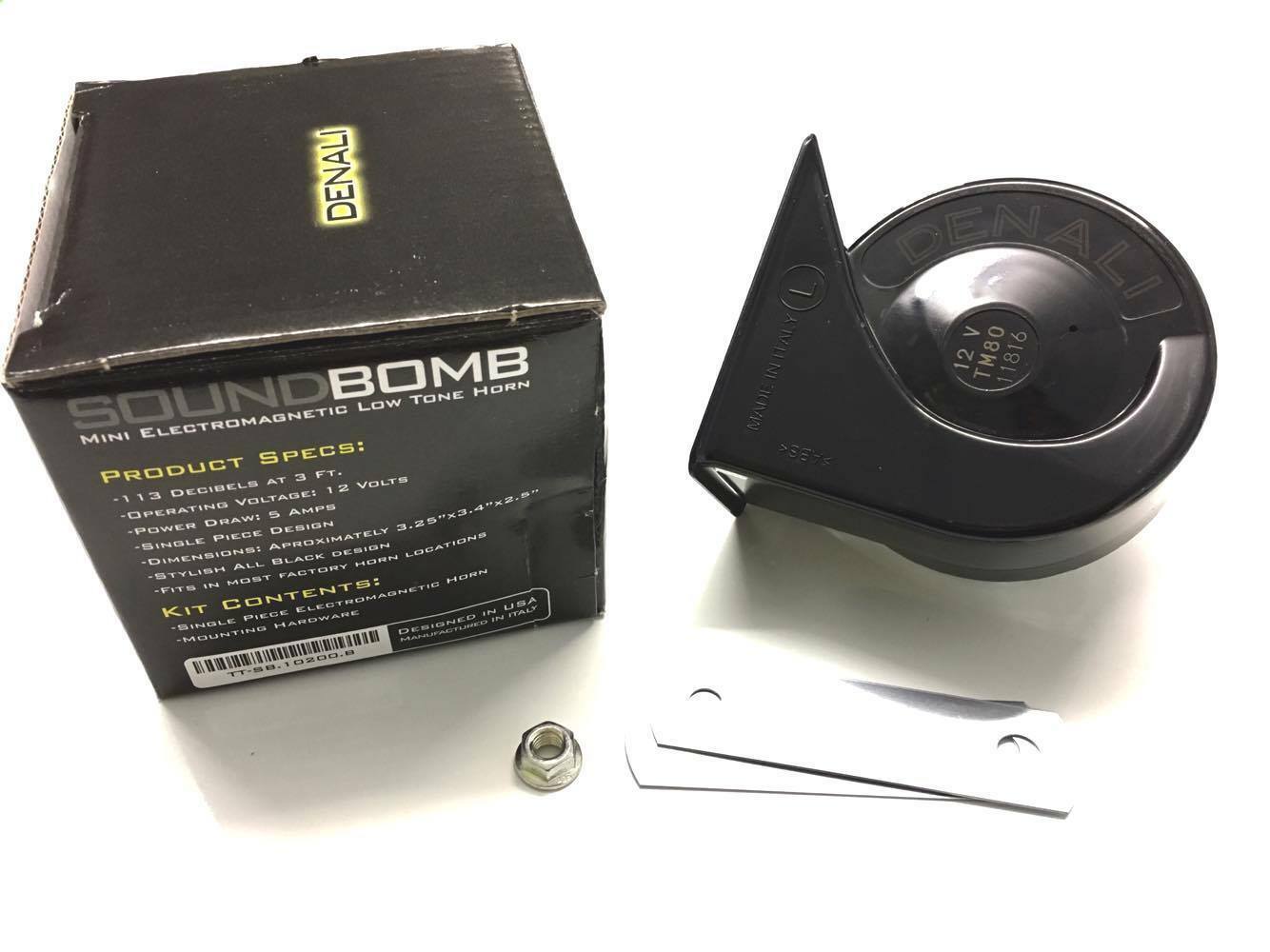 R&G Denali Soundbomb Mini Motorcycle Horn 113dB LOUD