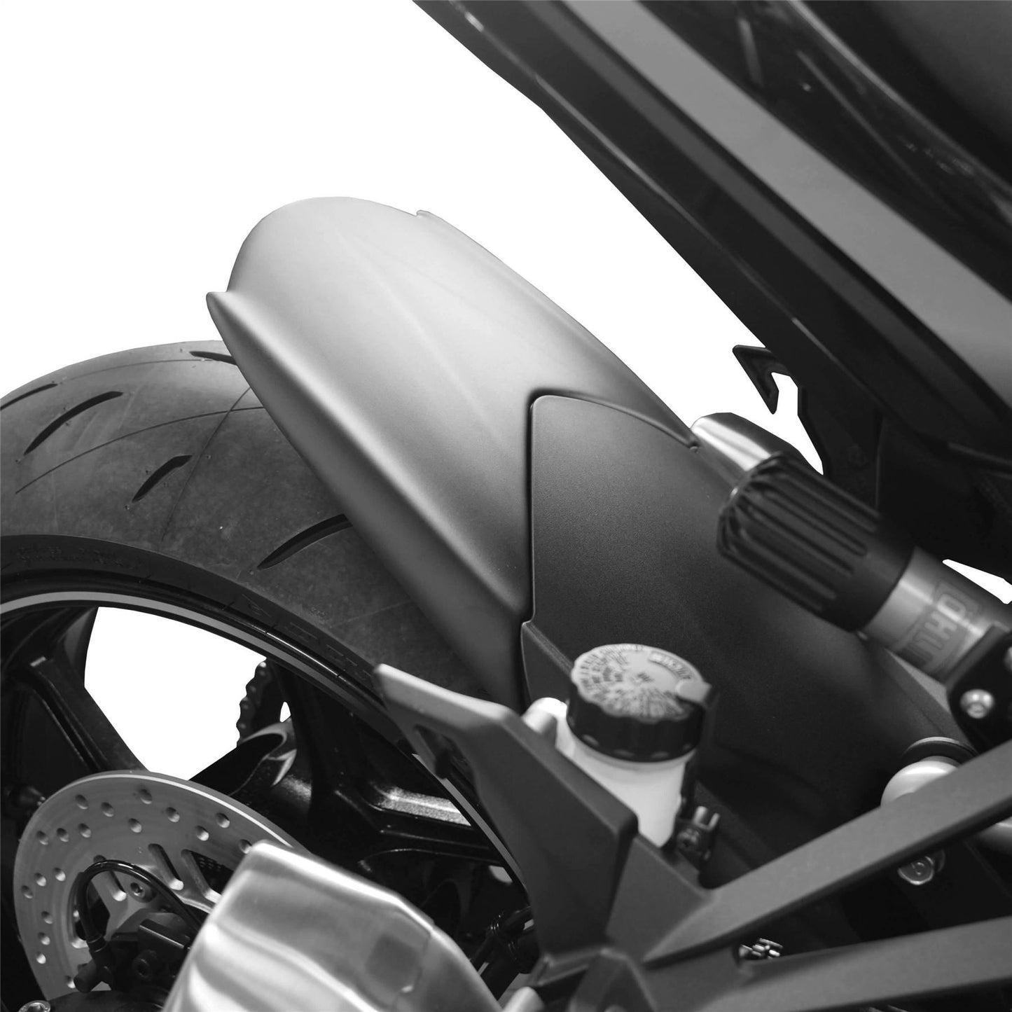 Pyramid Hugger Extension Matte Black for Kawasaki Z1000 / Z1000SX 2010 - 2016