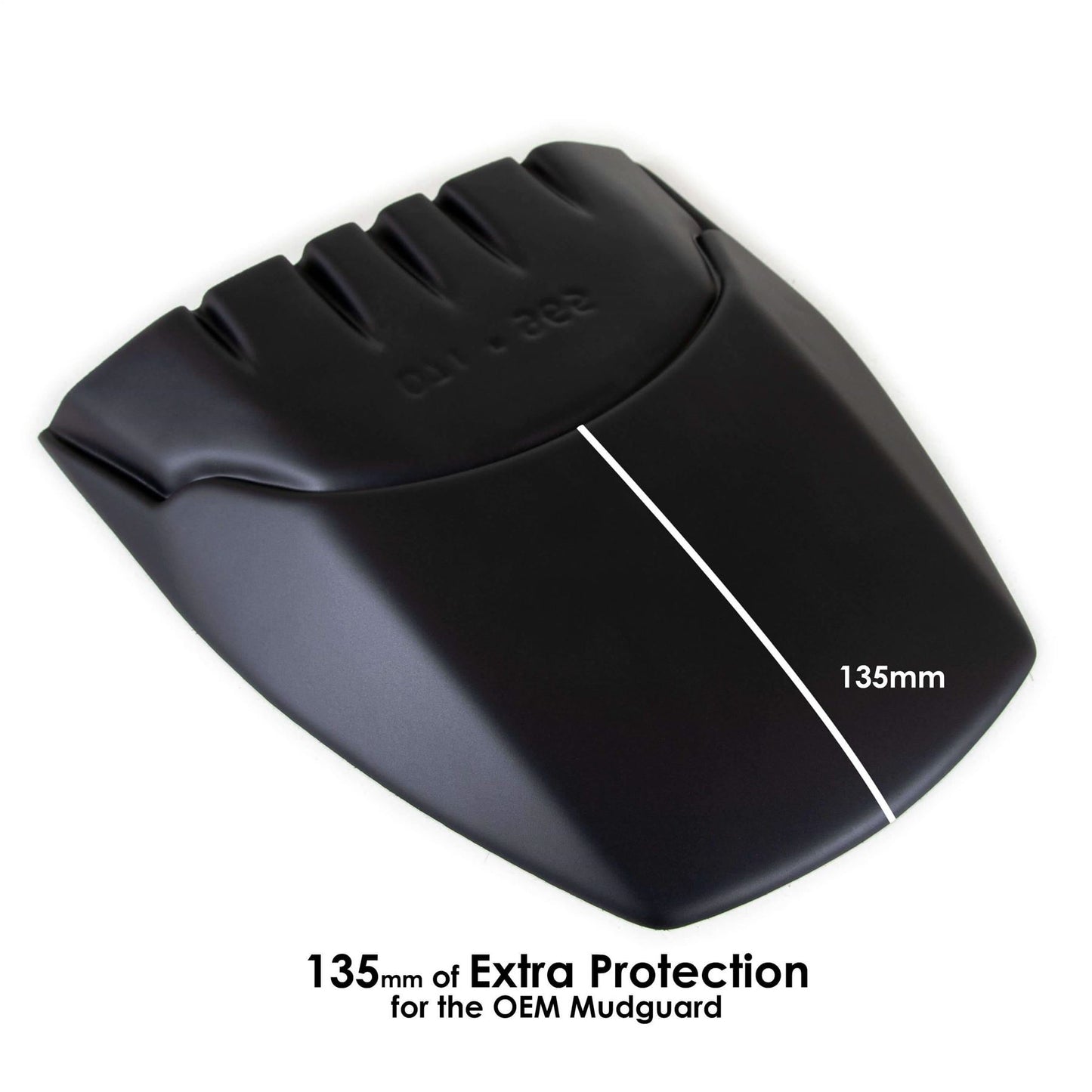 Pyramid Hugger Extension Matte Black for Honda CBR 1000 RR 2004 2005 2006 2007