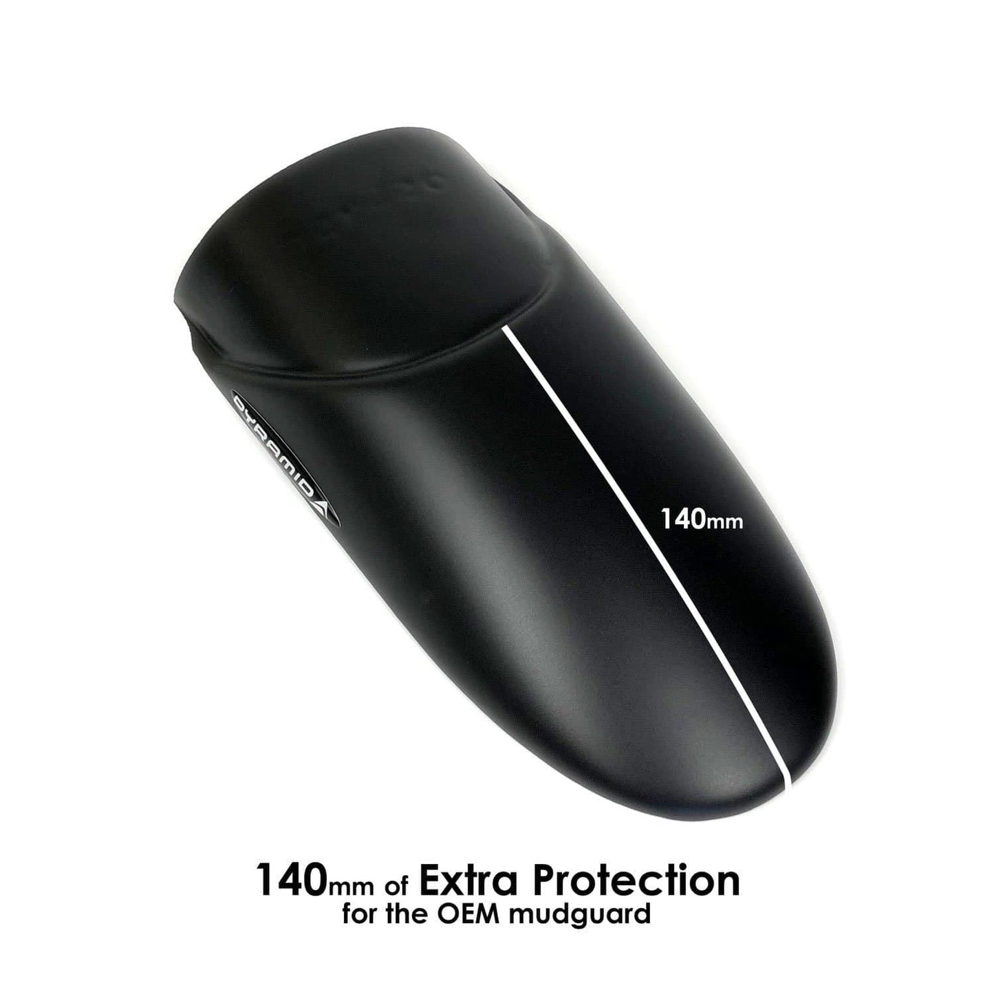 Pyramid Extenda Fenda Matte Black for Triumph Tiger 900 Rally / Pro 2020 - 2022