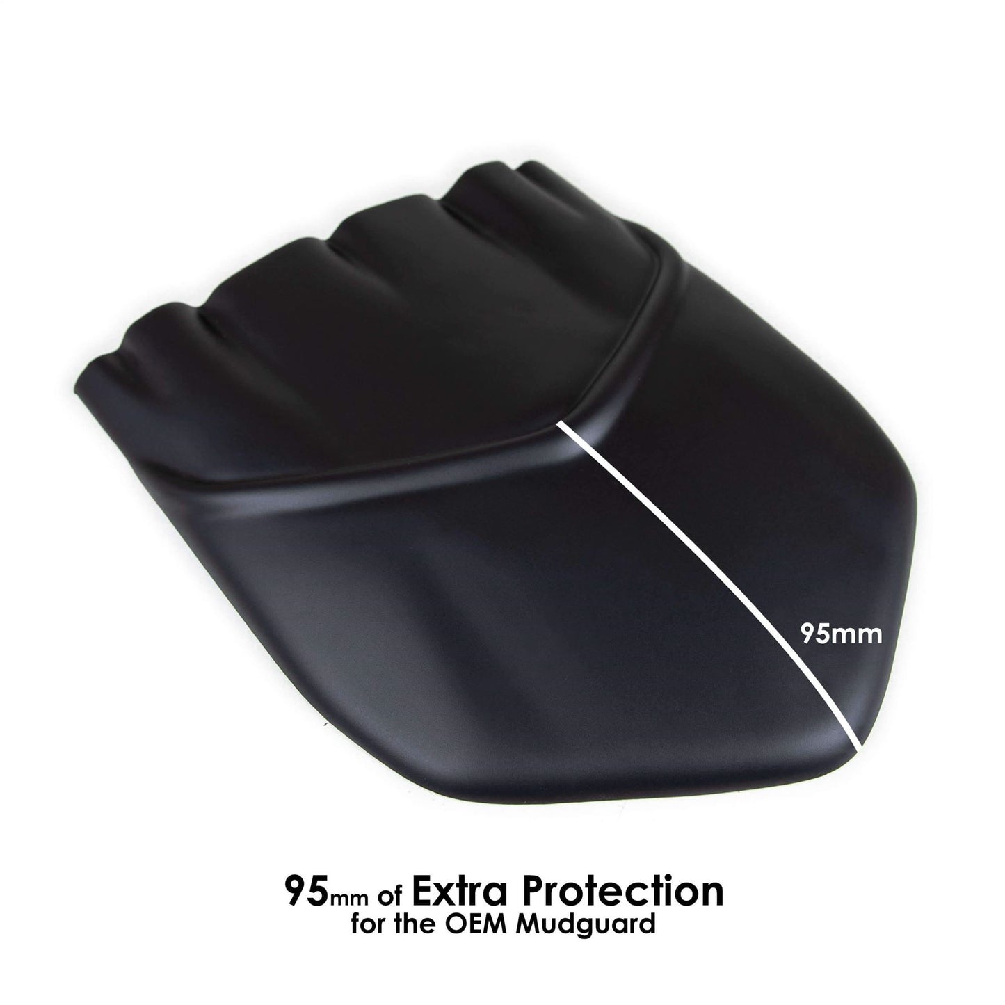 Pyramid Hugger Extension Matte Black for Suzuki GSX-S 1000 15- / FA 15- / GT 22-