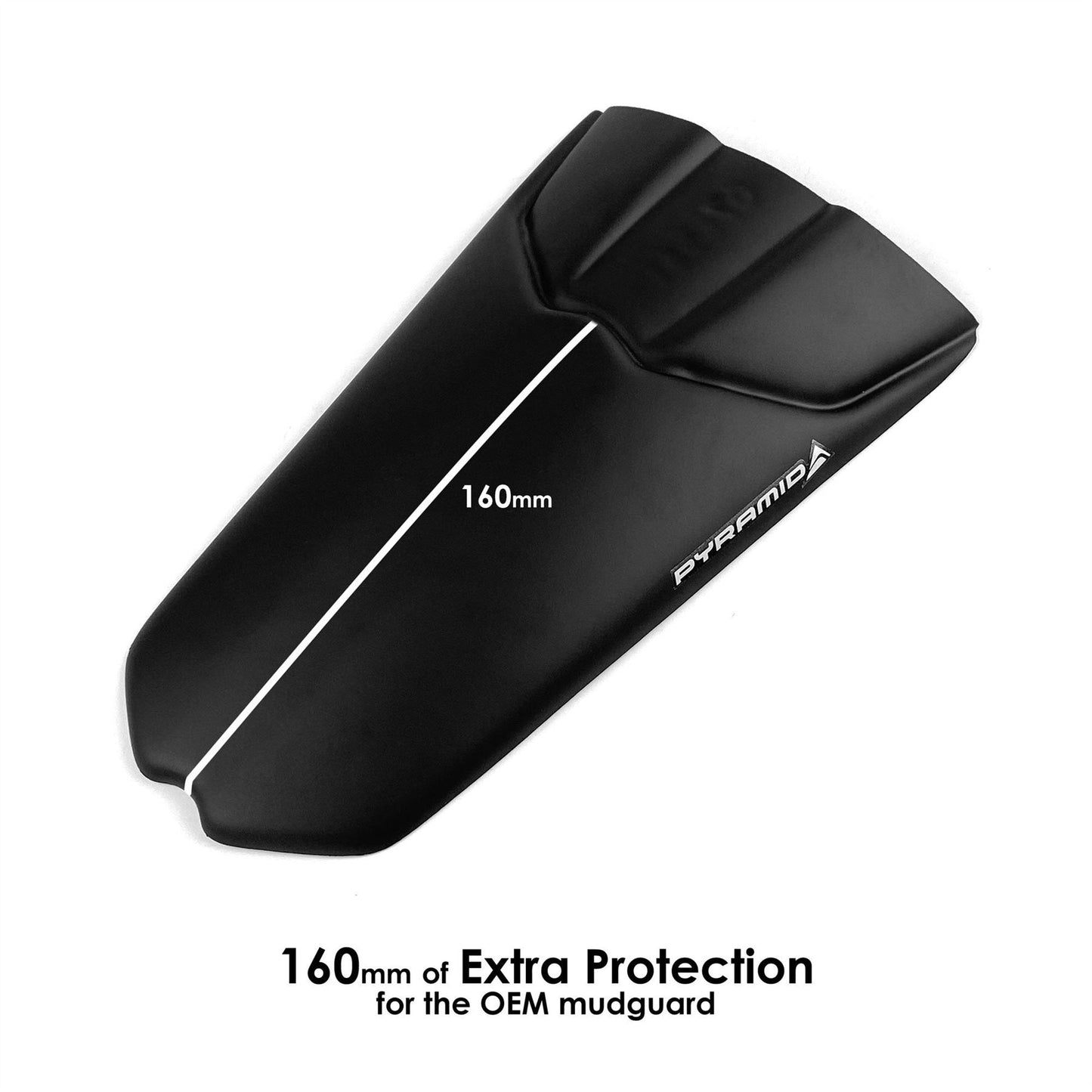 Pyramid Hugger Extension Matte Black Triumph Speed Triple 1200 RS 21- / RR 22-