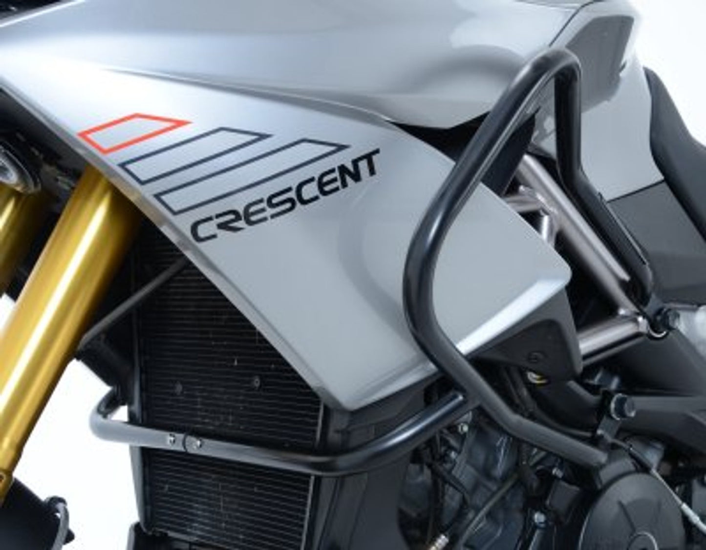 R&G Adventure Bars Black for Aprilia Caponord 1200 2013 - 2018