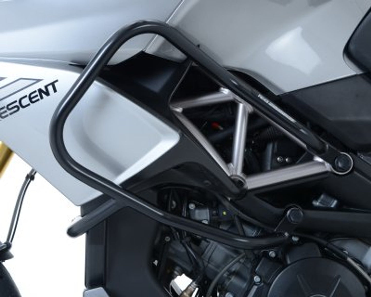 R&G Adventure Bars Black for Aprilia Caponord 1200 2013 - 2018
