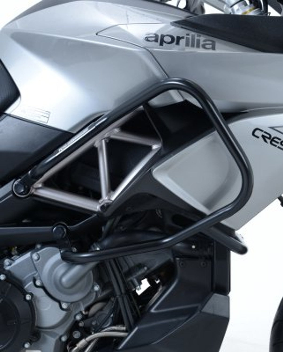R&G Adventure Bars Black for Aprilia Caponord 1200 2013 - 2018