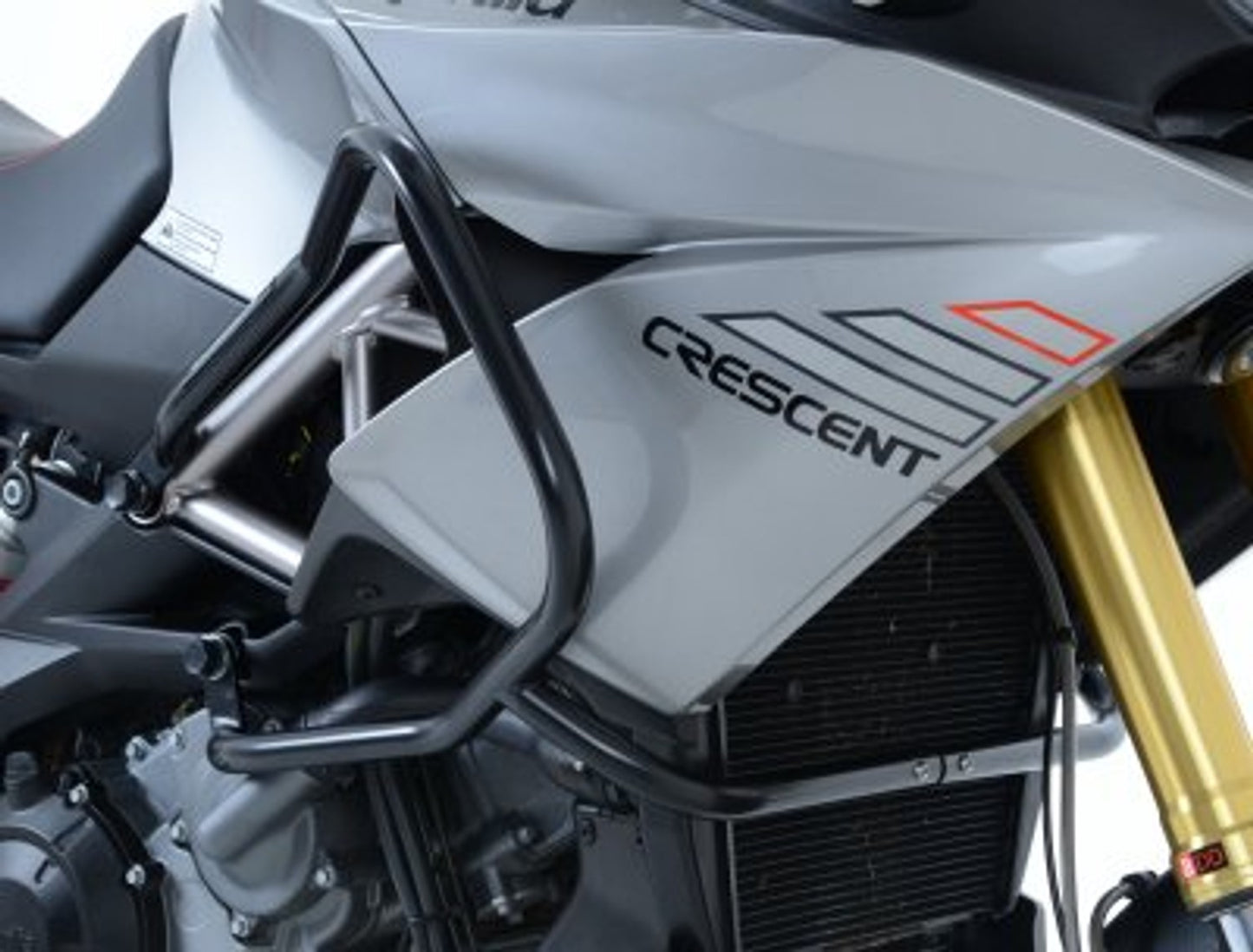 R&G Adventure Bars Black for Aprilia Caponord 1200 2013 - 2018