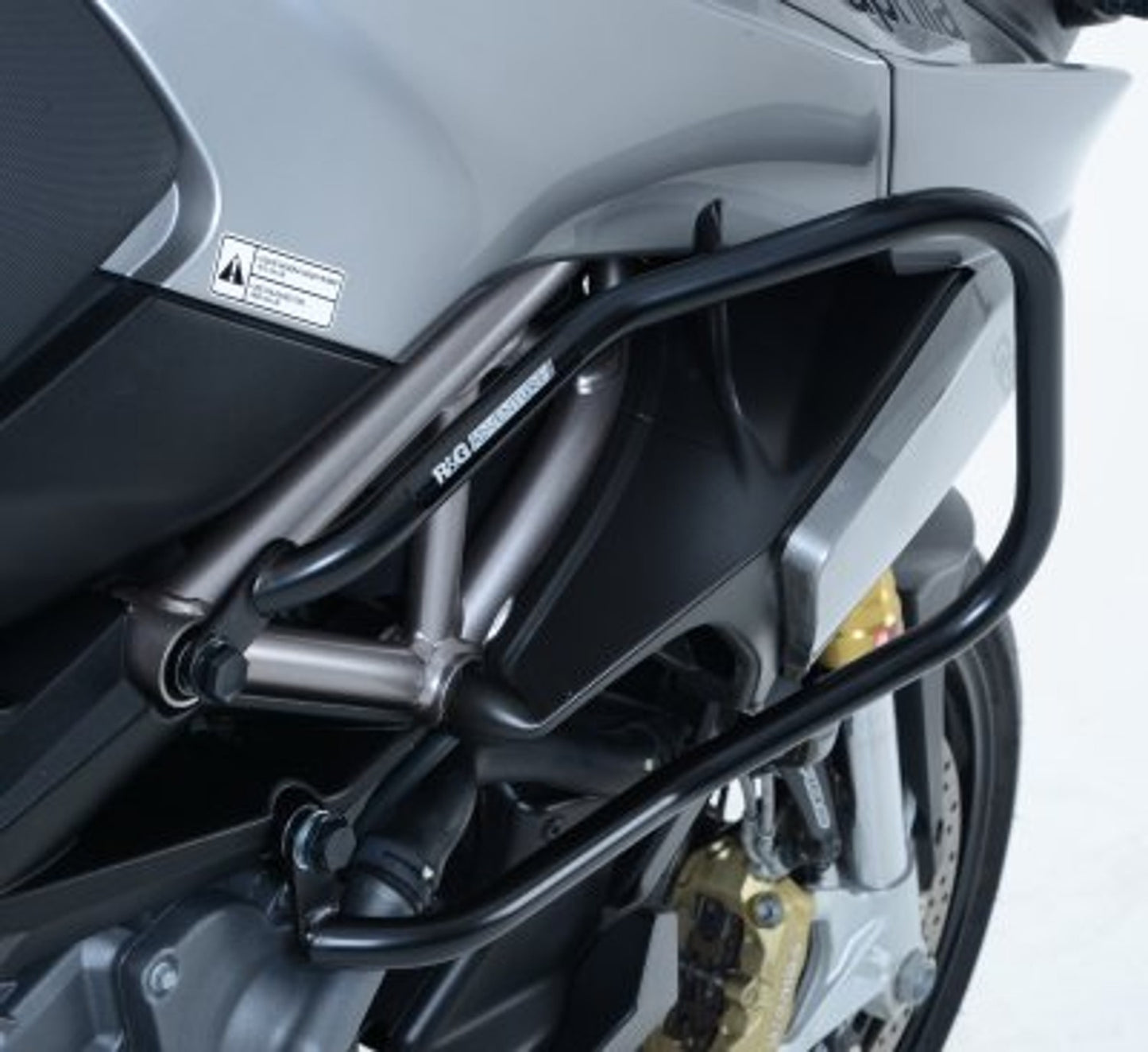 R&G Adventure Bars Black for Aprilia Caponord 1200 2013 - 2018