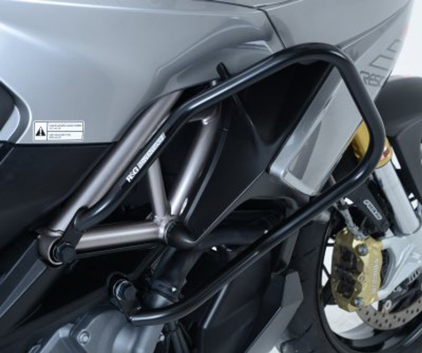 R&G Adventure Bars Black for Aprilia Caponord 1200 2013 - 2018