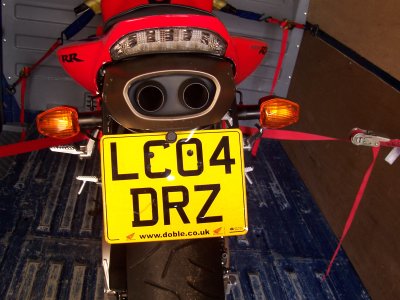 R&G Tail Tidy / Licence Plate Holder for Honda CBR600RR 2003 - 2006 / CBR1000RR Fireblade 2004 - 2007