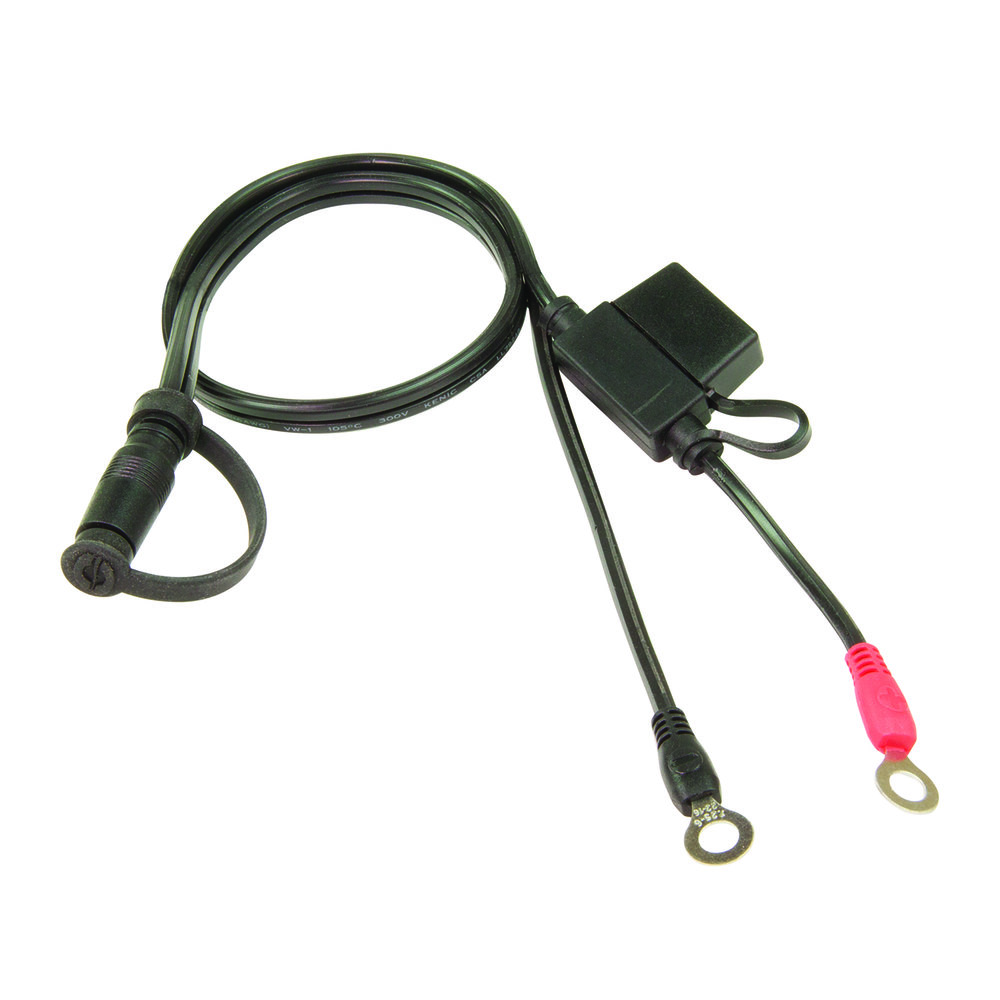 Optimate O21 Eyelet to DC Socket Lead Weatherproof Fused Connector