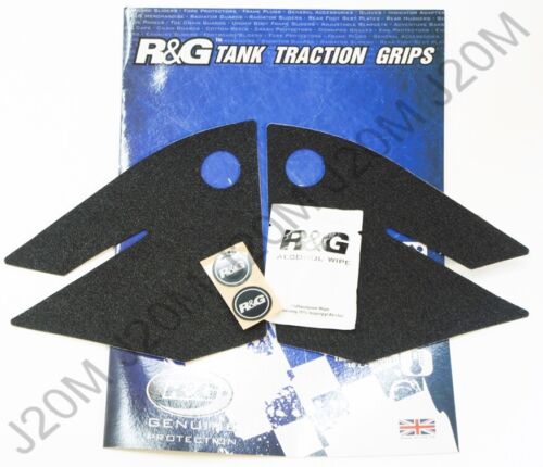 R&G Tank Traction Grip Pads Black for Kawasaki ER 6 F / N 2012 - 2016