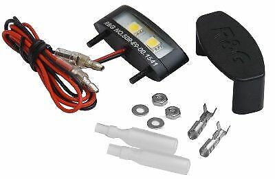 R&G Motorcycle LED Replacement Tail Tidy Licence Number Plate Light LA0002 Black