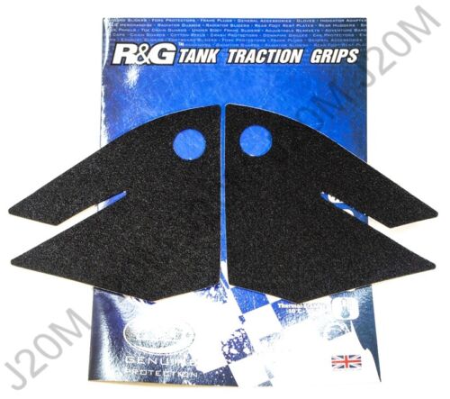 R&G Tank Traction Grip Pads Black for Kawasaki ER 6 F / N 2012 - 2016