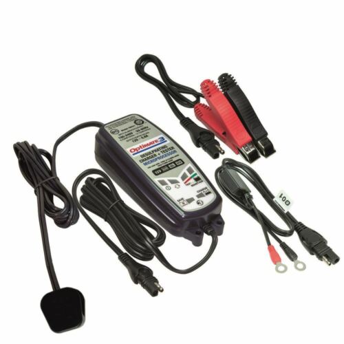 OptiMate 3 - 12V Battery Optimiser Charger Motorcycle Bike