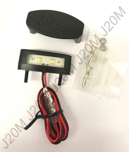 R&G Motorcycle LED Replacement Tail Tidy Licence Number Plate Light LA0002 Black