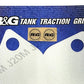 R&G Tank Traction Grips Frosted Clear for Husqvarna FS 450 2015 2016 2017 2018