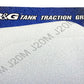 R&G Tank Traction Grips Frosted Clear for Husqvarna FS 450 2015 2016 2017 2018