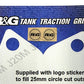 R&G Tank Traction Grips Frosted Clear for Kawasaki Versys X 250 / 300 2017 - 2020