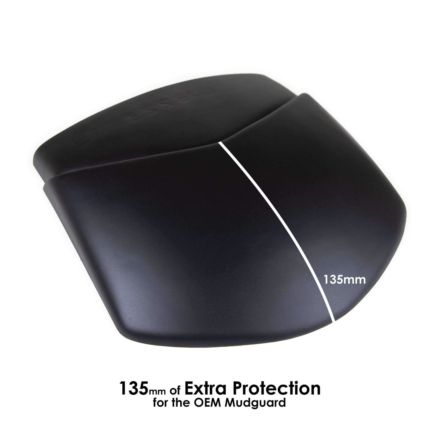 Pyramid Hugger Extension Matte Black for Kawasaki ER-6N / ER-6F 2009 2010 2011