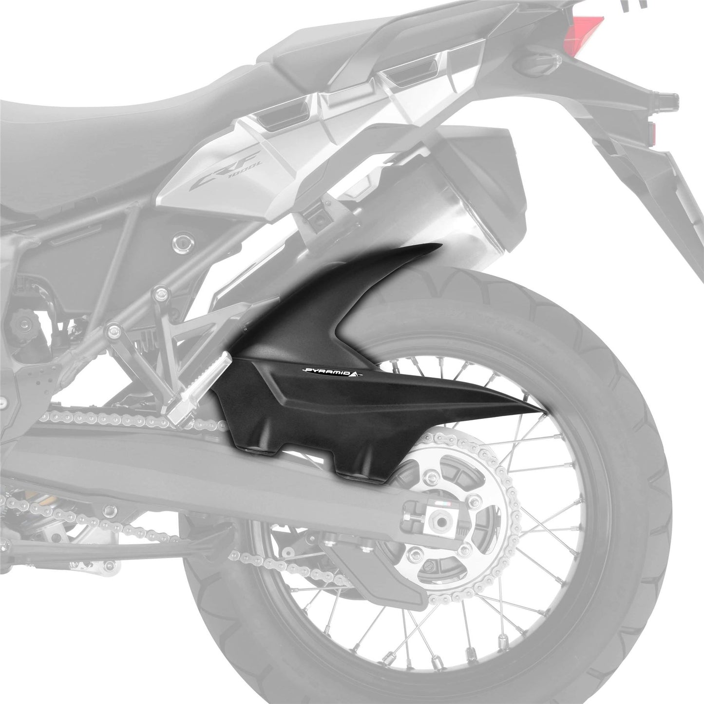 Pyramid Hugger Matte Black Honda CRF 1000 L Africa Twin 15-19 / Adv Sports 18-19