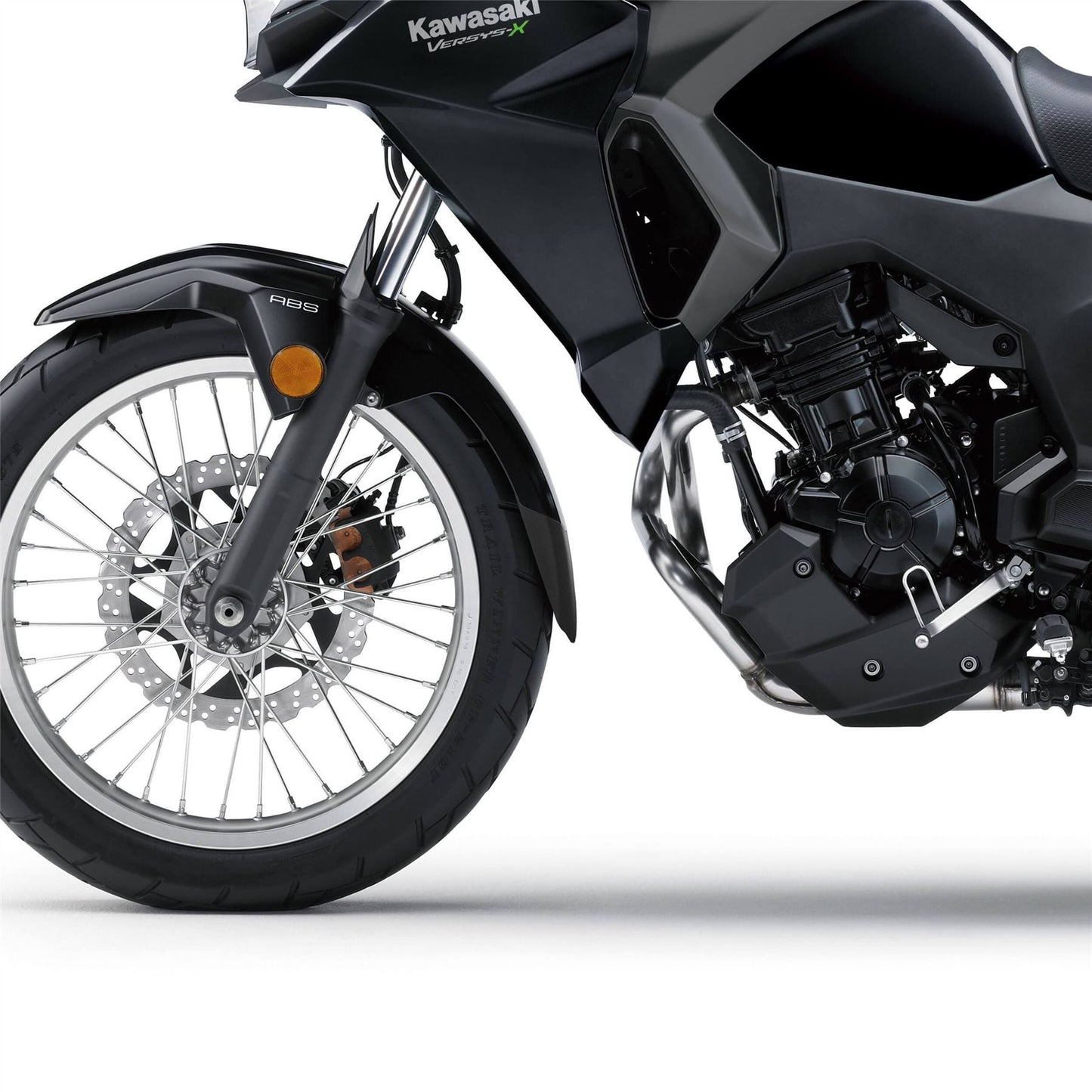 Pyramid Extenda Fenda Matte Black for Kawasaki Versys-X 300 2017-2022