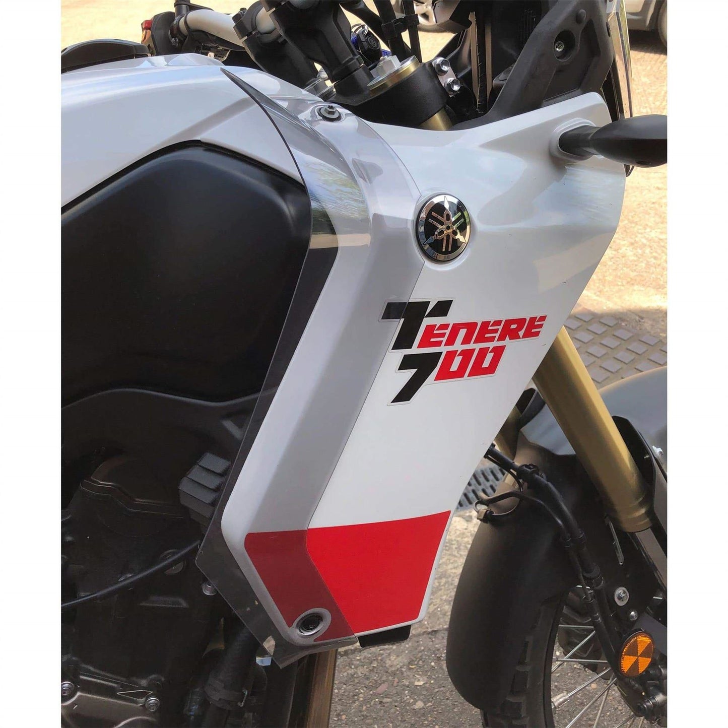 Pyramid Wind Deflectors Light Smoke for Yamaha Tenere 700 2019-2022 / Rallye Edition 2021-2022