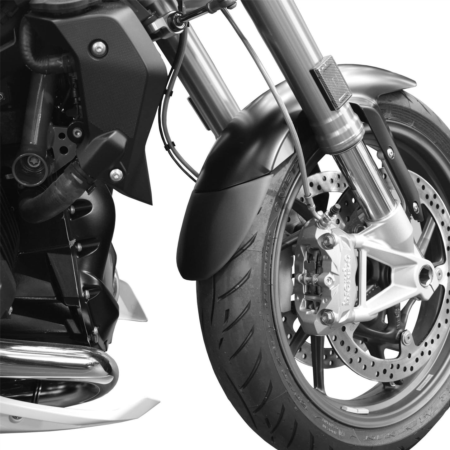 Pyramid Extenda Fenda Matte Black for BMW R1200 R 2015- / F800 R 2015-2019 / R1250 R 2019-