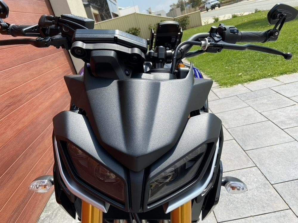 Pyramid Fly Screen Matte Black for Yamaha MT-09 2017 - 2020 / SP 2018 - 2020