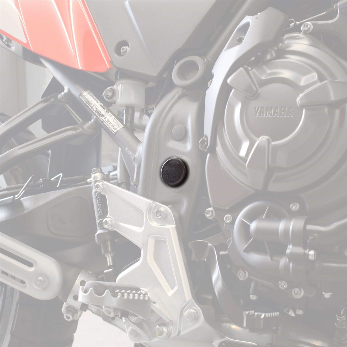 Pyramid Frame End Caps Matte Black Yamaha Tenere 700 19- / Rallye Edition 21-