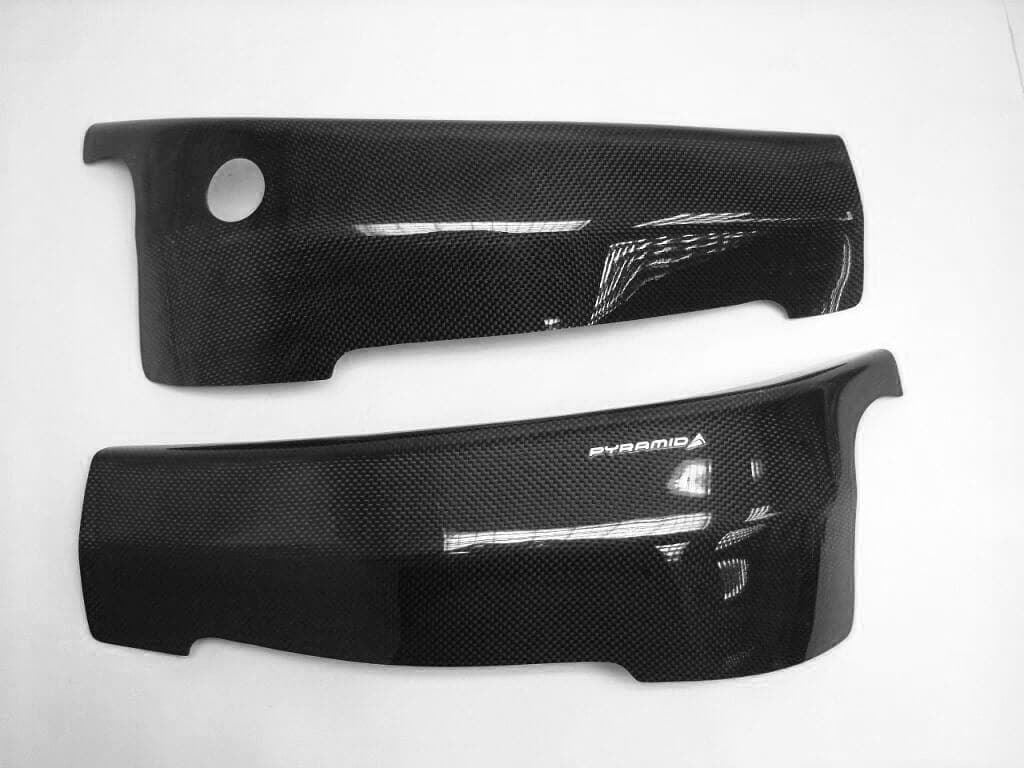 Pyramid Frame Covers Carbon Fibre for Kawasaki ZX6R 1998 1999